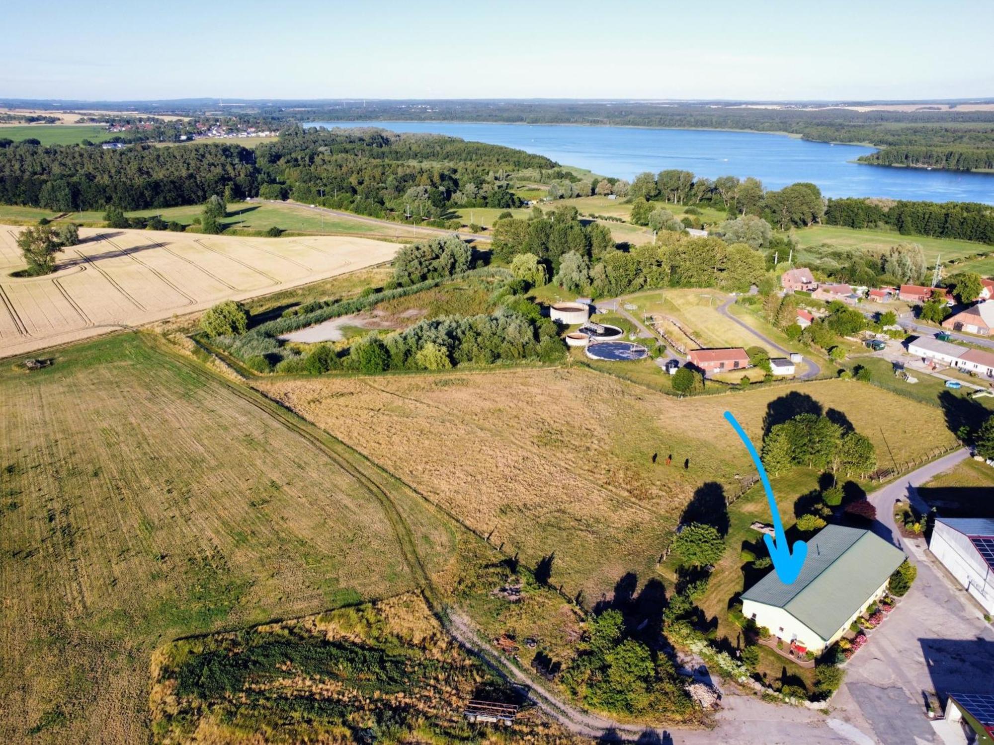 Ferienwohnung Feldblick Auf Dem Bauernhof Am Schweriner See Bad Kleinen ภายนอก รูปภาพ